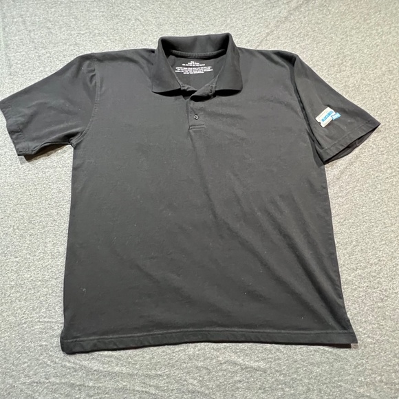 Vintage Blockbuster Employee Polo Black with Left Arm Logo | Size Large - Picture 4 of 10